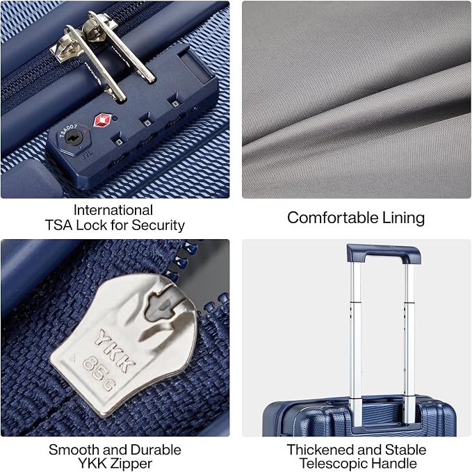 Hanke 24 Inch Luggage Suitcases - Image 7