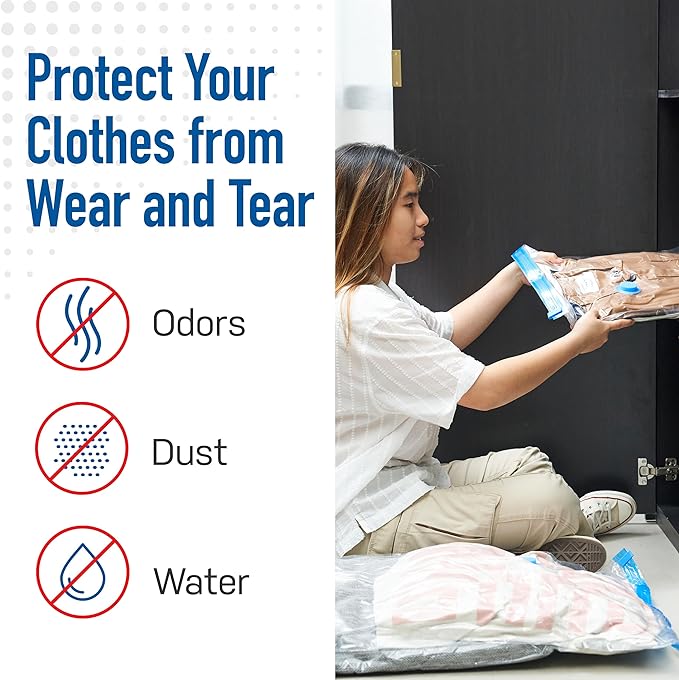 5 Pack Large Vacuum Storage Bags - Image 6