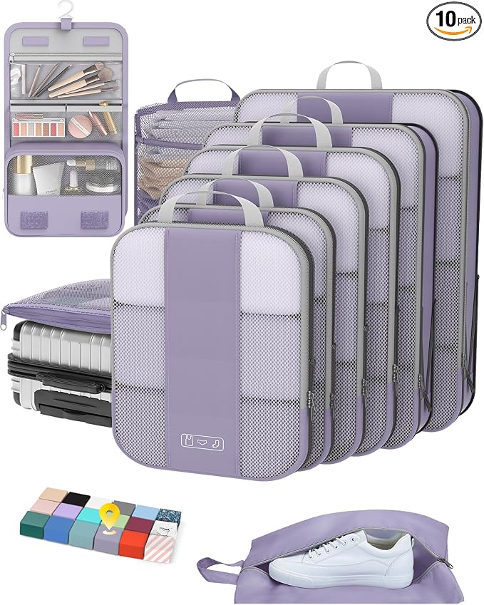 10 Set Compression Packing Cubes by OlarHike