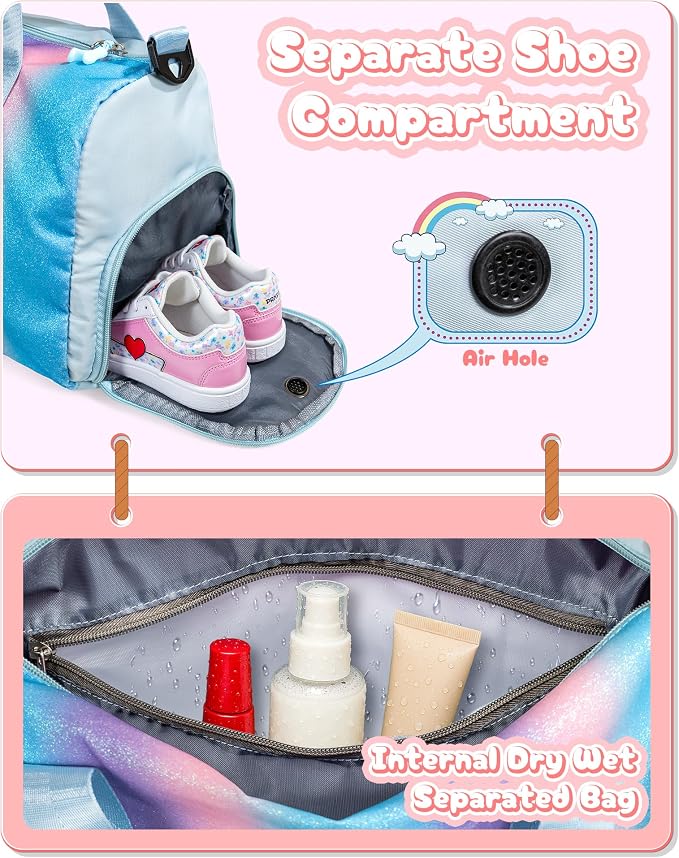 Christmas Gifts for Kids-Girl Gym Bag - Image 7