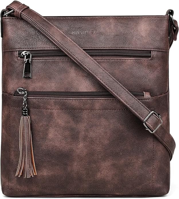 MASINTOR Crossbody Purses for Women, Adjustable Strap Shoulder Bag by MASINTOR