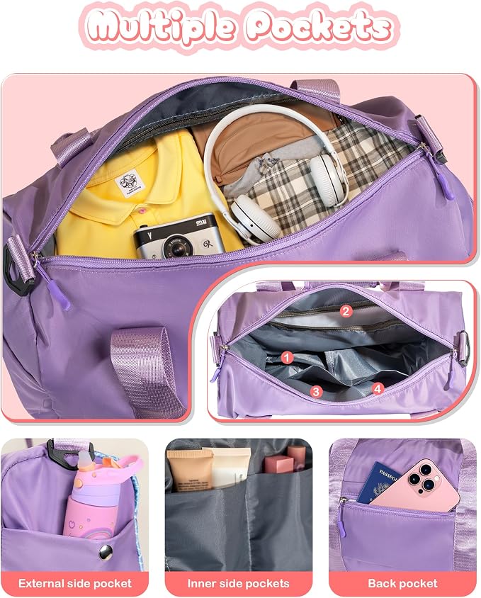 Gymnastics Bag for Girls for Kids-Girl Gym Bag - Image 5