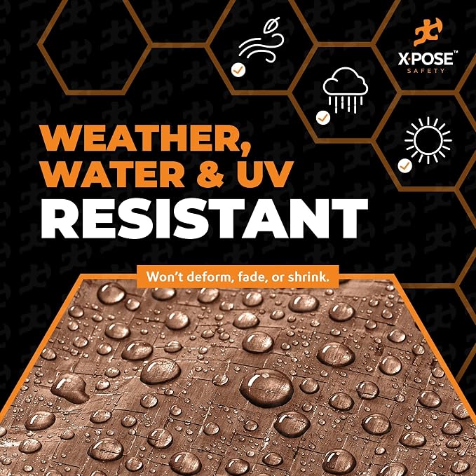 Multipurpose Protective Cover Brown Poly Tarp 24' x 36' - Image 4