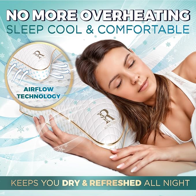 Royal Therapy Queen Memory Foam Pillows 2-Pack - Image 5