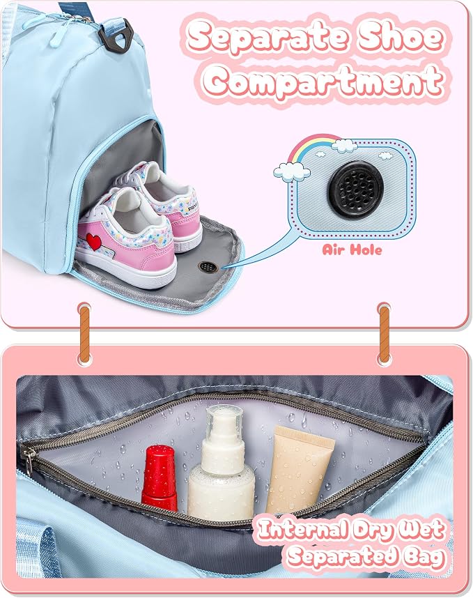 Easter Basket Stuffers Gifts for Kids-Girl Gym Bag - Image 7