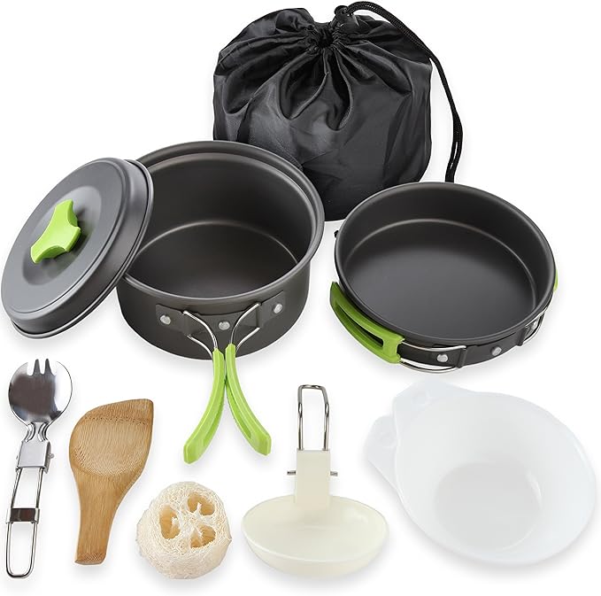 MalloMe Camping Cookware Mess Kit - Image 3