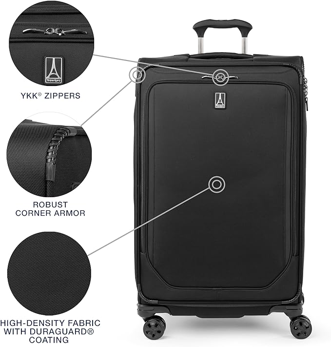 Travelpro Crew Classic Lightweight Softside Expandable Checked Luggage - Image 3