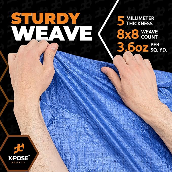 Better Blue Poly Tarp 30' x 60' - Image 5