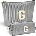 YOOLIFE Gifts for Girls, Women & Teenagers, Personalized Initial Makeup Bag by YOOLIFE