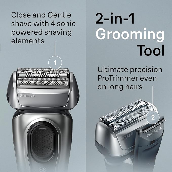Braun Series 8 Electric Razor for Men, - Image 6